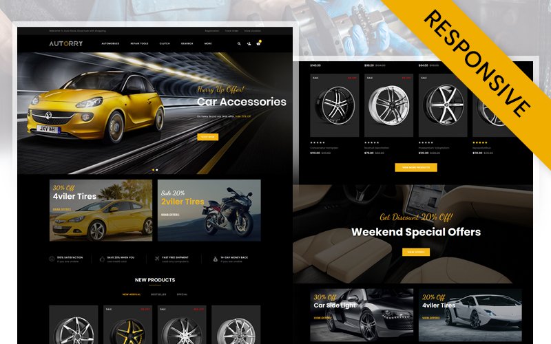 Autorry - Auto Parts Store OpenCart Responsive Template OpenCart Template - Nulled Download - EmpireGPL