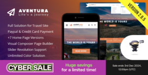 Aventura - Travel & Tour Booking System WordPress Theme - Nulled Download - EmpireGPL