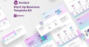 Avviare Start Up Business Elementor Template Kit - Nulled Download - EmpireGPL
