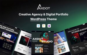 Axdot – Creative Agency & Digital Portfolio WordPress Theme - Nulled Download - EmpireGPL