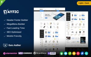 Ayfic - Electronics and Multipurpose Mega Shop WooCommerce Theme - Nulled Download - EmpireGPL