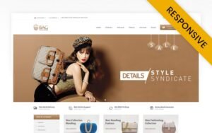 BagShop - Handbags, Purse and Leather Bag Store OpenCart Responsive Theme OpenCart Template - Nulled Download - EmpireGPL