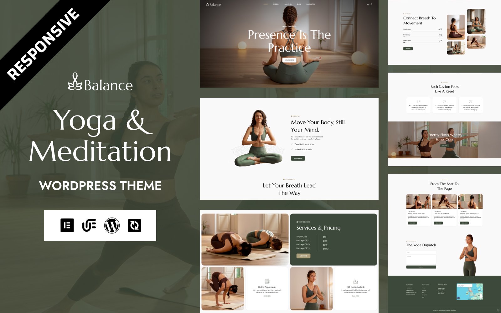 Balance - Yoga, Fitness & Meditation WordPress Elementor Theme WordPress Theme - Nulled Download - EmpireGPL