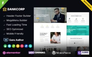 BankCorp - Banking, Loan Business and Finance WordPress Theme - Nulled Download - EmpireGPL