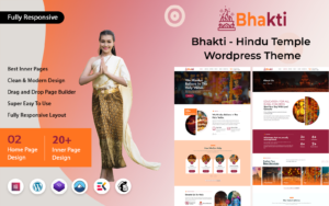 Bhakti - Hindu Temple Wordpress Theme WordPress Theme - Nulled Download - EmpireGPL