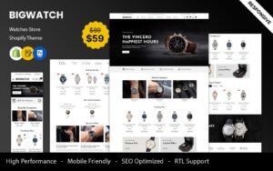 BigWatch - Watch and Jewelry and Fashion Shopify Theme - Nulled Download - EmpireGPL