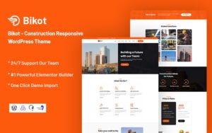 Bikot - Construction Responsive WordPress Theme - Nulled Download - EmpireGPL