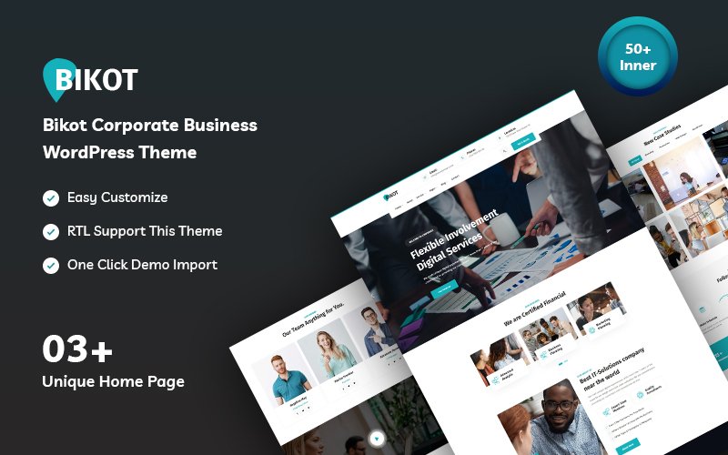 Bikot – Corporate Business WordPress Theme – Nulled Download – EmpireGPL