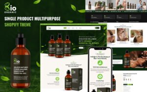 Bio Organic - Single Product Multipurpose Shopify Theme - Nulled Download - EmpireGPL
