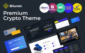 Bitunet - Cryptocurrency WordPress Elementor Theme WordPress Theme - Nulled Download - EmpireGPL