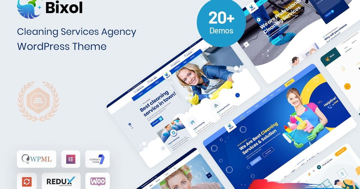 Bixol – Cleaning Services WordPress Theme – Nulled Download – EmpireGPL