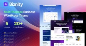 Biznity – Multipurpose Business WordPress Theme - Nulled Download - EmpireGPL