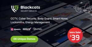 Blackcats - CCTV & Security WordPress Theme - Nulled Download - EmpireGPL