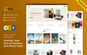 BookShop - Book Store and Stationary Store Shopify Theme - Nulled Download - EmpireGPL
