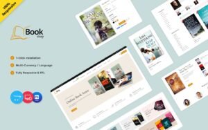 Bookshop - Bookstall, eBook, story, comic, and Book Store Opencart Responsive Theme OpenCart Template - Nulled Download - EmpireGPL