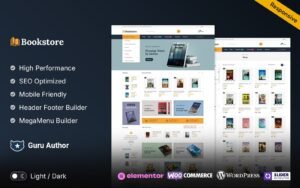 Bookstore - Book Store WooCommerce Elementor Responsive Theme WooCommerce Theme - Nulled Download - EmpireGPL