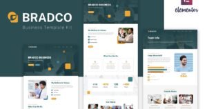 Bradco - Business Elementor Template Kit - Nulled Download - EmpireGPL