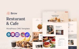 Brew - Cafe and Restaurant WordPress CMS Elementor Template WordPress Theme - Nulled Download - EmpireGPL