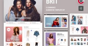 Brit - WooCommerce Elementor Pro Template Kit - Nulled Download - EmpireGPL
