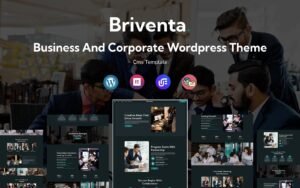 Briventa - Business And Corporate Multipurpose Responsive WordPress Theme - Nulled Download - EmpireGPL