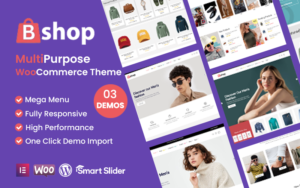 Bshop - Multipurpose WooCommerce WordPress Theme WooCommerce Theme - Nulled Download - EmpireGPL