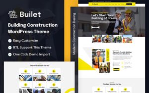 Builet - Building Construction WordPress Theme - Nulled Download - EmpireGPL