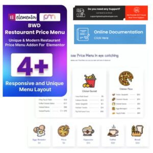 BWD Restaurant Price Menu for Elementor - Nulled Download - EmpireGPL