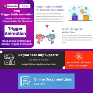 BWD Trigger Lottie Animation Addon For Elementor - Nulled Download - EmpireGPL