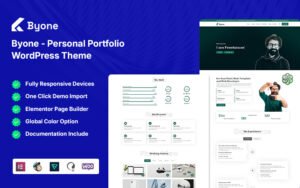 Byone - Personal Portfolio WordPress Theme - Nulled Download - EmpireGPL