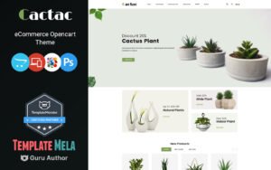 Cactac - Plant Shop OpenCart Template - Nulled Download - EmpireGPL
