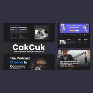 CakCuk – Podcast Channel Elementor Template Kit - Nulled Download - EmpireGPL