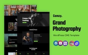 Camzy - Photography Portfolio WordPress Elementor Theme WordPress Theme - Nulled Download - EmpireGPL