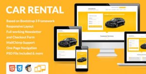Car Rental Landing Page - Nulled Download - EmpireGPL