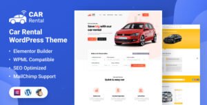 Car Rental WordPress Theme Landing Page - Nulled Download - EmpireGPL