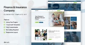 Carefinz - Finance & Insurance Company Elementor Template Kit - Nulled Download - EmpireGPL