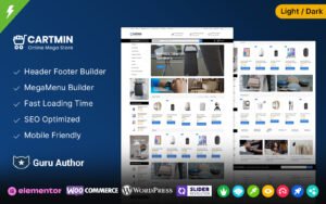 Cartmin - Electronics Mega Store, Mobiles and Multipurpose Woocommerce Theme WooCommerce Theme - Nulled Download - EmpireGPL