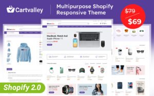Cartvalley - Multipurpose eCommerce Store Shopify 2.0 Responsive Theme Shopify Theme - Nulled Download - EmpireGPL