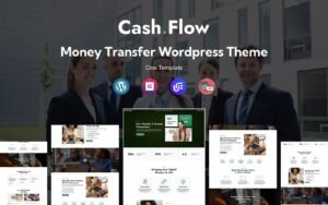 Cashflow – Money Transfer And Financial Services Multipurpose Responsive WordPress Theme - Nulled Download - EmpireGPL