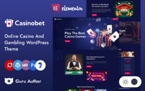 Casinobet - Online Casino and Gambling Elementor WordPress Responsive Theme WordPress Theme - Nulled Download - EmpireGPL