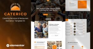Caterico – Catering Services & Restaurant Elementor Template Kit - Nulled Download - EmpireGPL