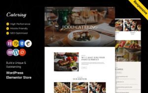 Catering - Wedding Planner, Personal Chef, Catering Company WordPress Theme + Elementor - Nulled Download - EmpireGPL