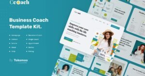 Ccoach | Business Coach Elementor Template Kit - Nulled Download - EmpireGPL