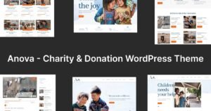 Charity & Donation WordPress Theme - Anova - Nulled Download - EmpireGPL