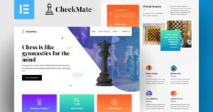 CheckMate - Chess Club & Tournaments Elementor Pro Template Kit - Nulled Download - EmpireGPL