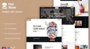 Chefmaster - Restaurant & Cafe Elementor Template Kit - Nulled Download - EmpireGPL