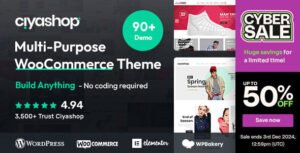 CiyaShop - Multipurpose WooCommerce Theme - Nulled Download - EmpireGPL