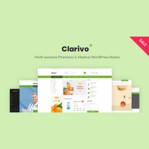 Clarivo – Pharmacy and Medical WordPress theme - Nulled Download - EmpireGPL
