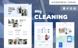 Cleaning Service - Cleaning Company & Home Service WordPress Elementor Theme WordPress Theme - Nulled Download - EmpireGPL
