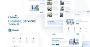 Cleanly - Cleaning Service Elementor Template Kit - Nulled Download - EmpireGPL