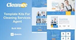 Cleansee - Cleaning Service Elementor Template Kit - Nulled Download - EmpireGPL